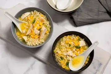 Sup Mie Ayam & Jagung